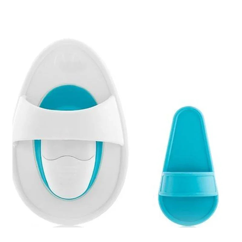 Pad exfoliant bleu et blanc Innovagoods, accessoire soin de la peau, disponible chez Alazina