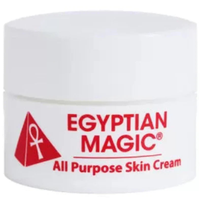 Pot blanc de baume multi-usage Egyptian Magic, cosmétique naturel chez Alazina