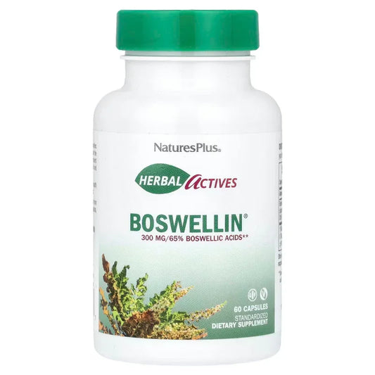 Complément alimentaire Boswellin Natures Plus, 60 capsules, extrait de boswellia chez Alazina