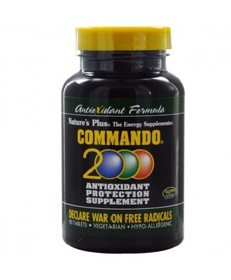 Natures Plus Commando 2000 antioxydant 60 comprimés