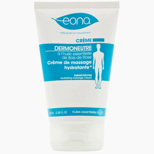 Crème Dermoneutre Eona 100ml, crème de massage hydratante aux huiles essentielles, Alazina.