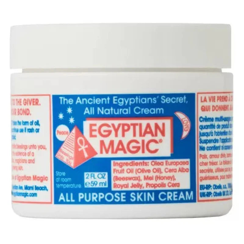 Pot de 59 ml de crème Egyptian Magic, cosmétique naturel disponible sur Alazina.