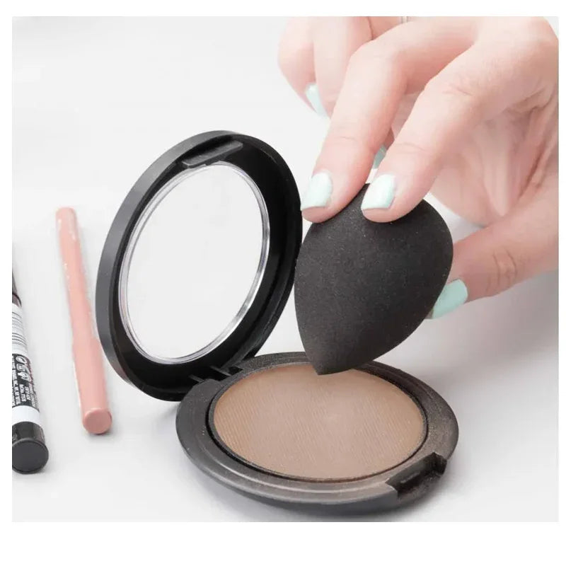 Éponge de maquillage noire Innovagoods, poudrier et crayons cosmétiques, Alazina