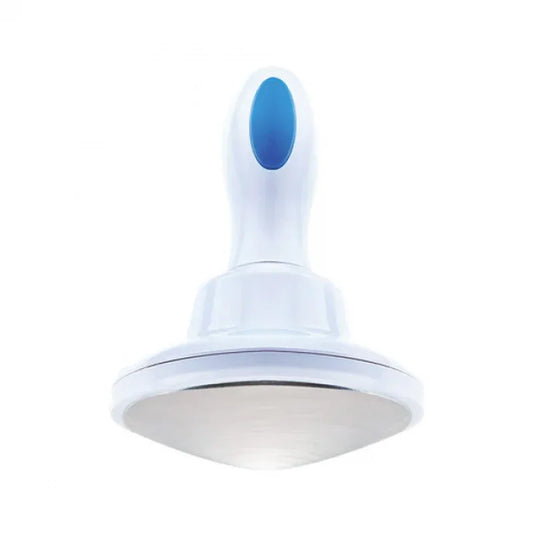 Décrasseur magnétique blanc et bleu pour soins naturels, accessoire bien-être Alazina
