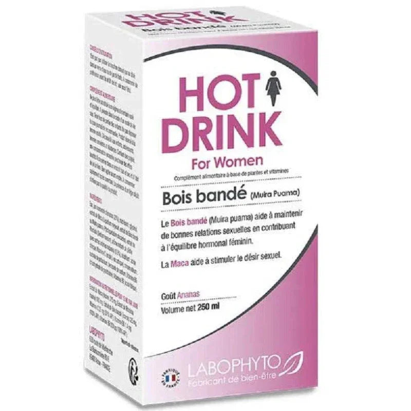 Boîte Labophyto Hot Drink Bois Bandé pour femmes, complément alimentaire naturel, Alazina