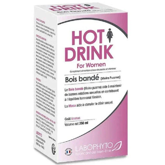 Boîte Labophyto Hot Drink Bois Bandé pour femmes, complément alimentaire naturel, Alazina