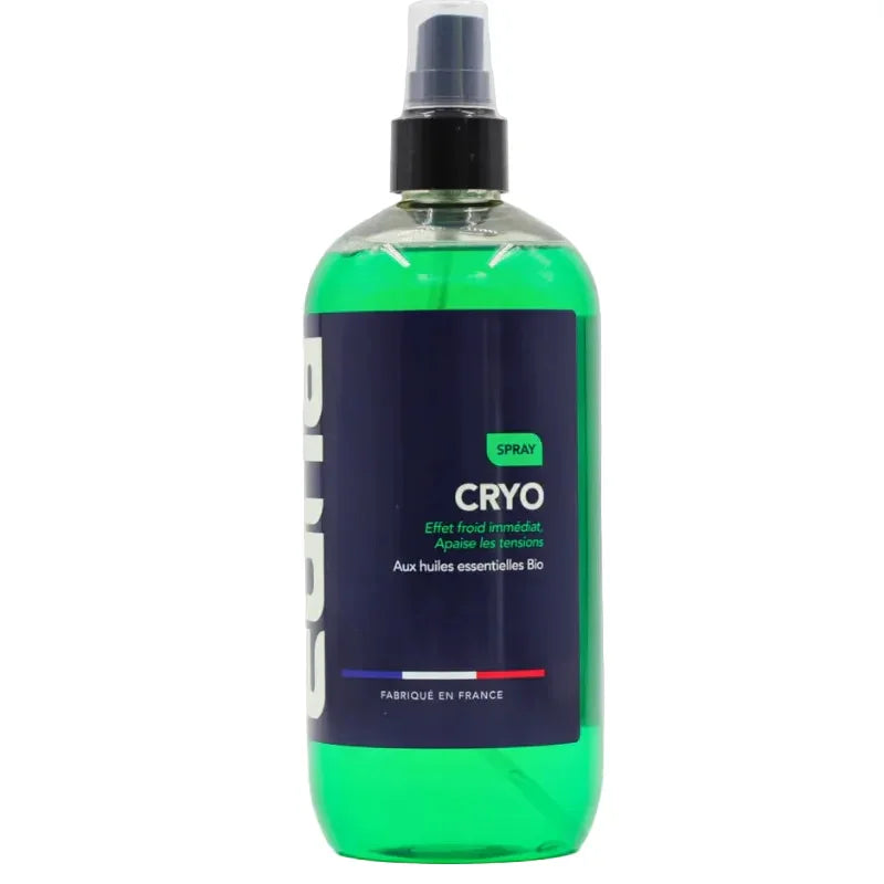 Spray Cryo Eona 500ml, cosmétique naturel, huile essentielle bio, fabriqué en France, Alazina