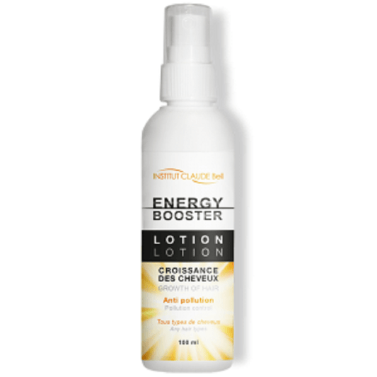 Flacon de lotion Energy Booster Institut Claude Bell, soin croissance cheveux, Alazina cosmétique naturel
