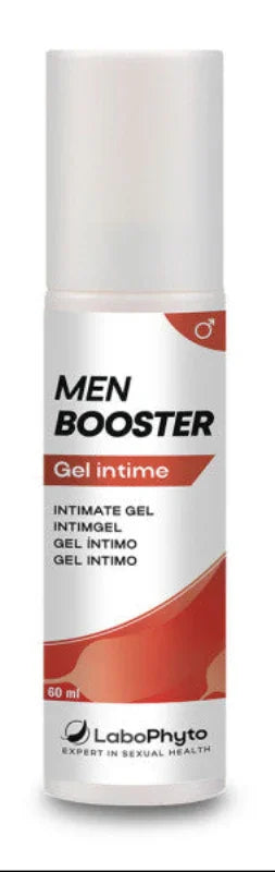 Flacon de gel intime Men Booster LaboPhyto 60ml chez Alazina, soin masculin naturel.