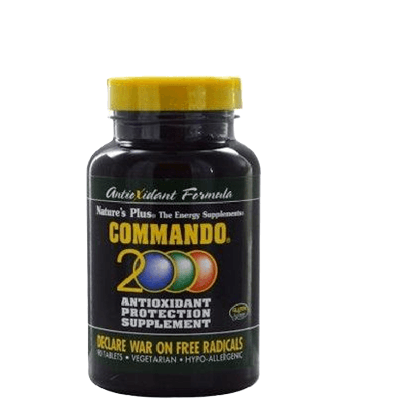 Natures Plus Commando 2000 antioxydant 60 comprimés - ALAZINA