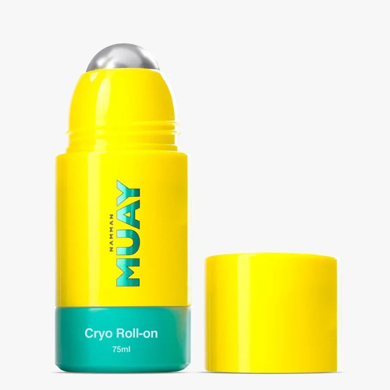 Roll-on Namman Muay jaune 75ml, soin naturel cryo, cosmétique Alazina