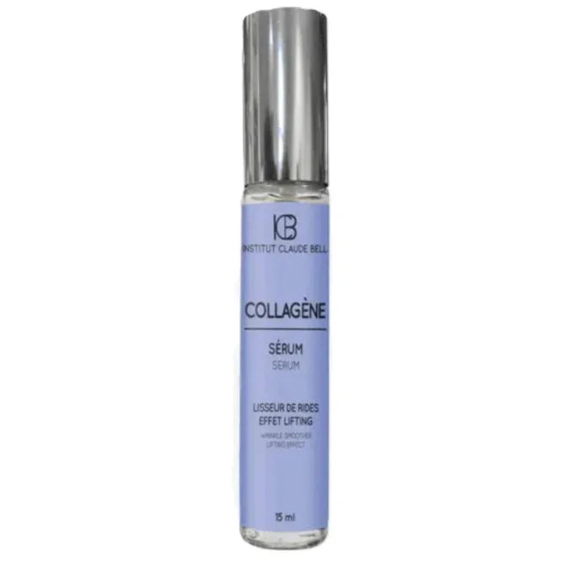 Sérum collagène Institut Claude Bell, flacon 15ml, soin visage anti-rides Alazina