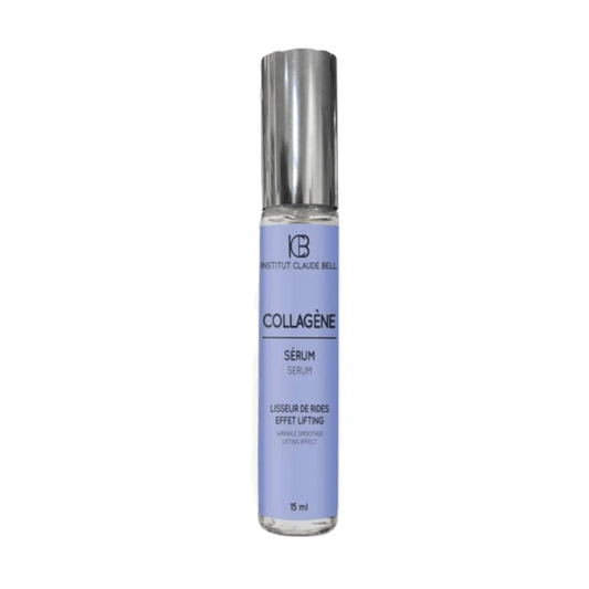 Sérum collagène Institut Claude Bell, flacon 15ml, soin visage anti-rides Alazina