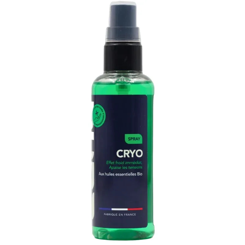 Spray Cryo Eona 100ml, huiles essentielles bio, soin naturel, flacon vert, ALAZINA