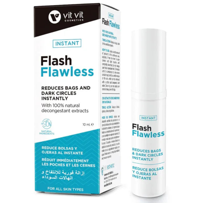 Soin anti-cernes et anti-poches Flash Flawless Vit Vit Cosmetics, 10 ml, disponible sur Alazina