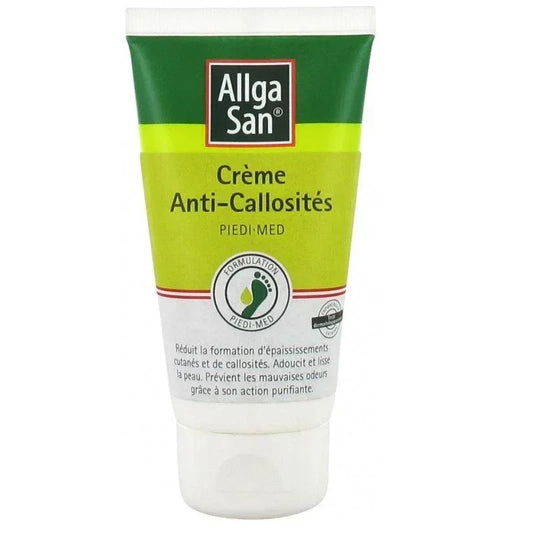 Crème anti-callosités Allga San pour pieds, soin naturel, cosmétique sur Alazina