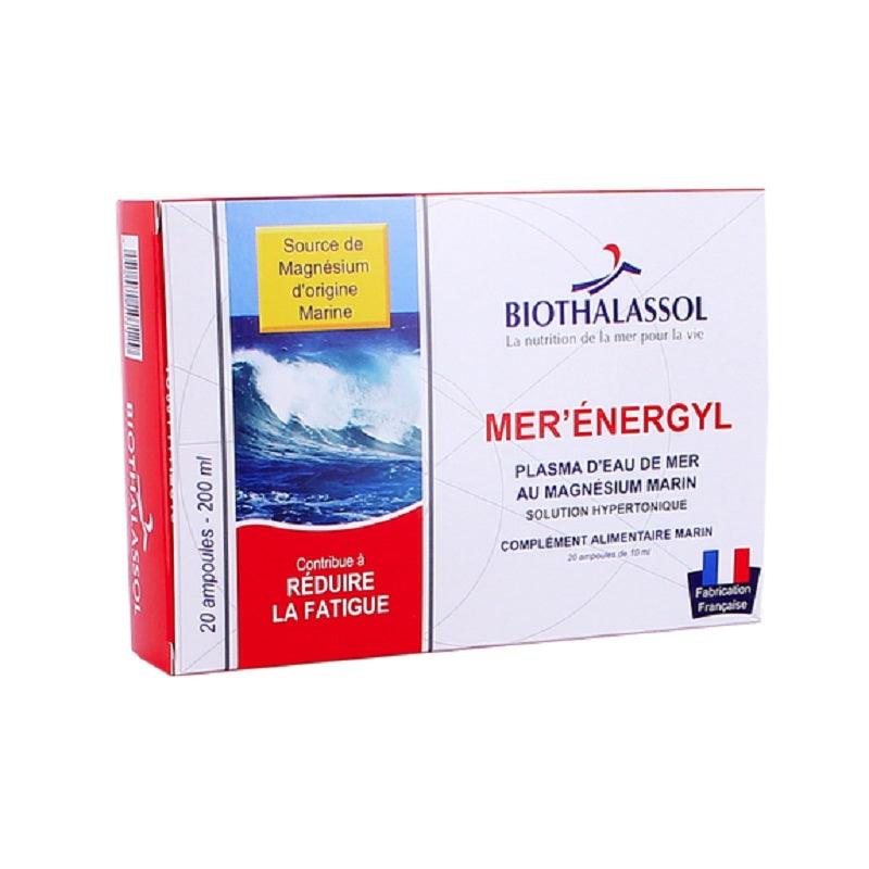 Biothalasssol Mer Energyl plasma marin et magnésium 20X10ml - ALAZINA