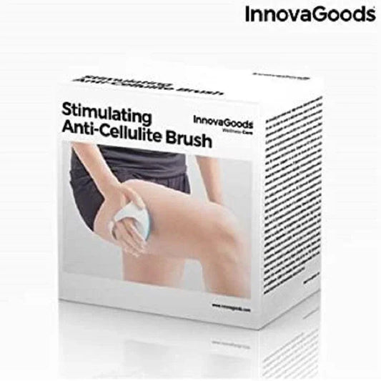 Boîte de brosse anti-cellulite Innovagoods, massage soin naturel jambes, Alazina.