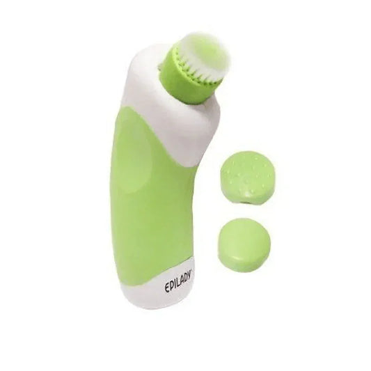 Brosse rotative visage Epilady verte avec têtes interchangeables, soin beauté ALAZINA