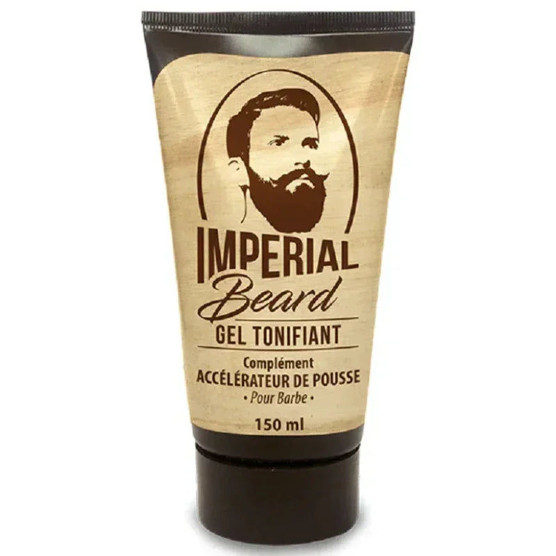 Gel tonifiant barbe Imperial Beard 150ml, accélérateur de pousse, cosmétique naturel Alazina