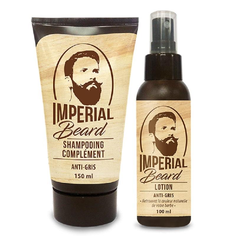 Imperial Beard Shampoing+Lotion anti-gris - ALAZINA