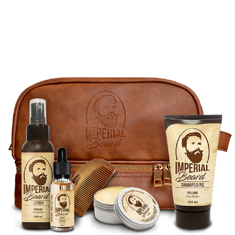 Trousse de 4 soins Volume de la barbe+peigne - Beauty Care  Store