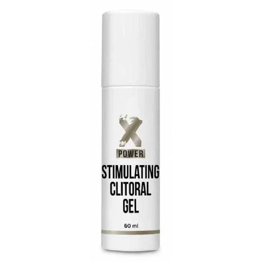 Gel stimulant X Power 60ml, flacon blanc, proposé par la boutique Alazina cosmétique naturel.
