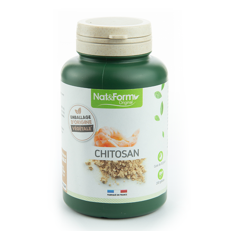 Nat & Form Chitosan 200 gélules - Beauty Care  Store