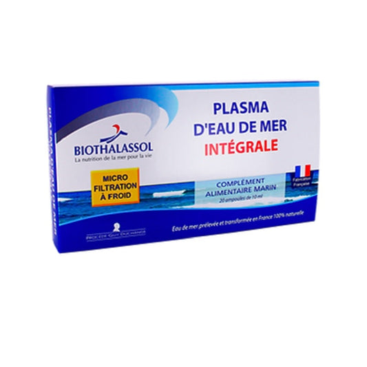 Biothalassol plasma d'eau de mer intégrale Duchange 20 ampoules 10ml - Beauty Care  Store