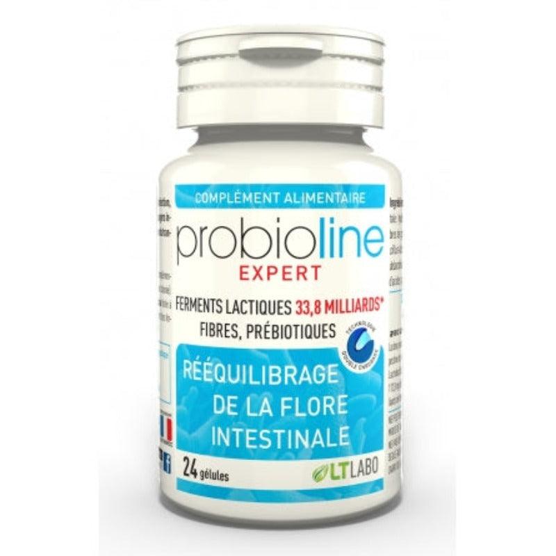 Probioline Expert LT LABO - Rééquilibrage de la flore intestinale Complément alimentaire - ALAZINA