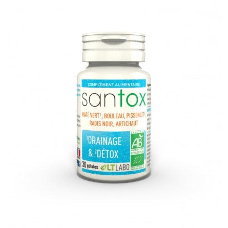 Santox Bio et Vegan LT Labo 30 gélules- Detox-Drainage - ALAZINA