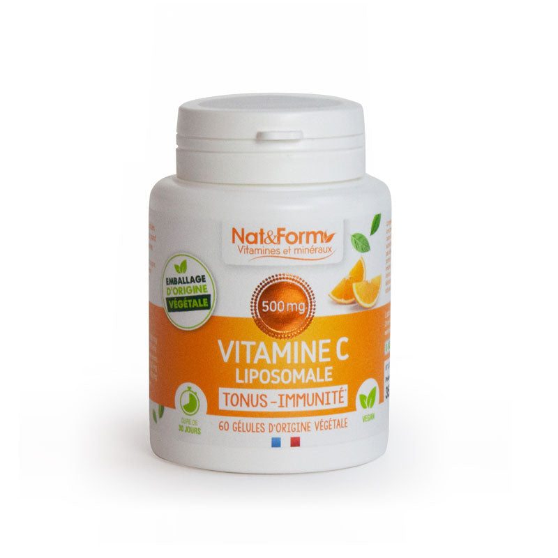 Nat & Form Vitamines C Liposomales 60 gélules - Beauty Care  Store